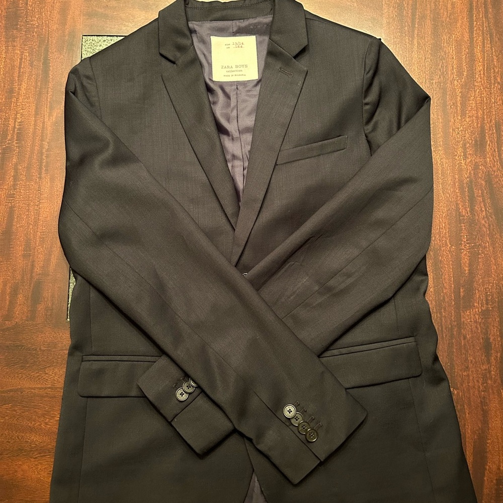 Zara Collection, Boys Black Blazer.